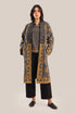 Polar fleece reversible long sleeve coat